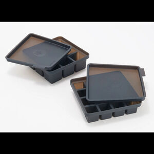 KOCHBLUME 9-Cube & 16-Cube Silicone Ice Trays w/ Lids Purple